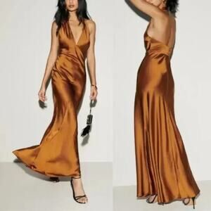 Reformation Copper Maxi Dress